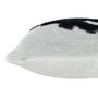Voir la diapositive 3 : Paris Prix Coussin Déco  Flocon  45x45cm Blanc & Noir