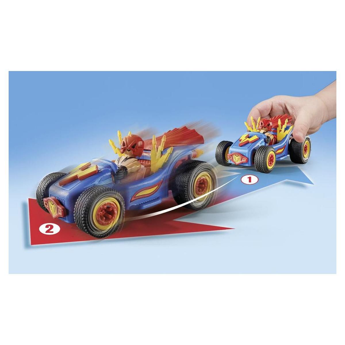 PLAYMOBIL 71632 Funstars Catcheur et kart
