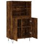 Voir la diapositive 5 : VIDAXL Buffet haut Chene fume 60x36x110 cm Bois d'ingenierie