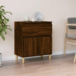 VIDAXL Buffet Chene marron 60x35x70 cm Bois d'ingenierie