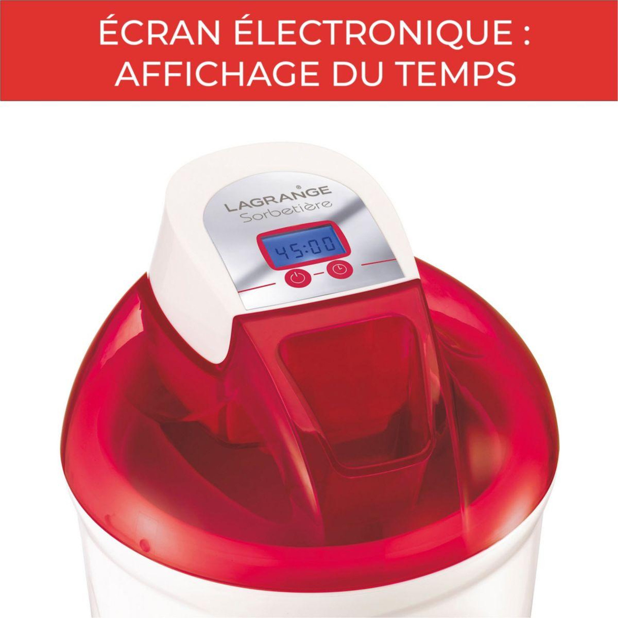 Voir la diapositive 5 : LAGRANGE Sorbetière 409005 cerise
