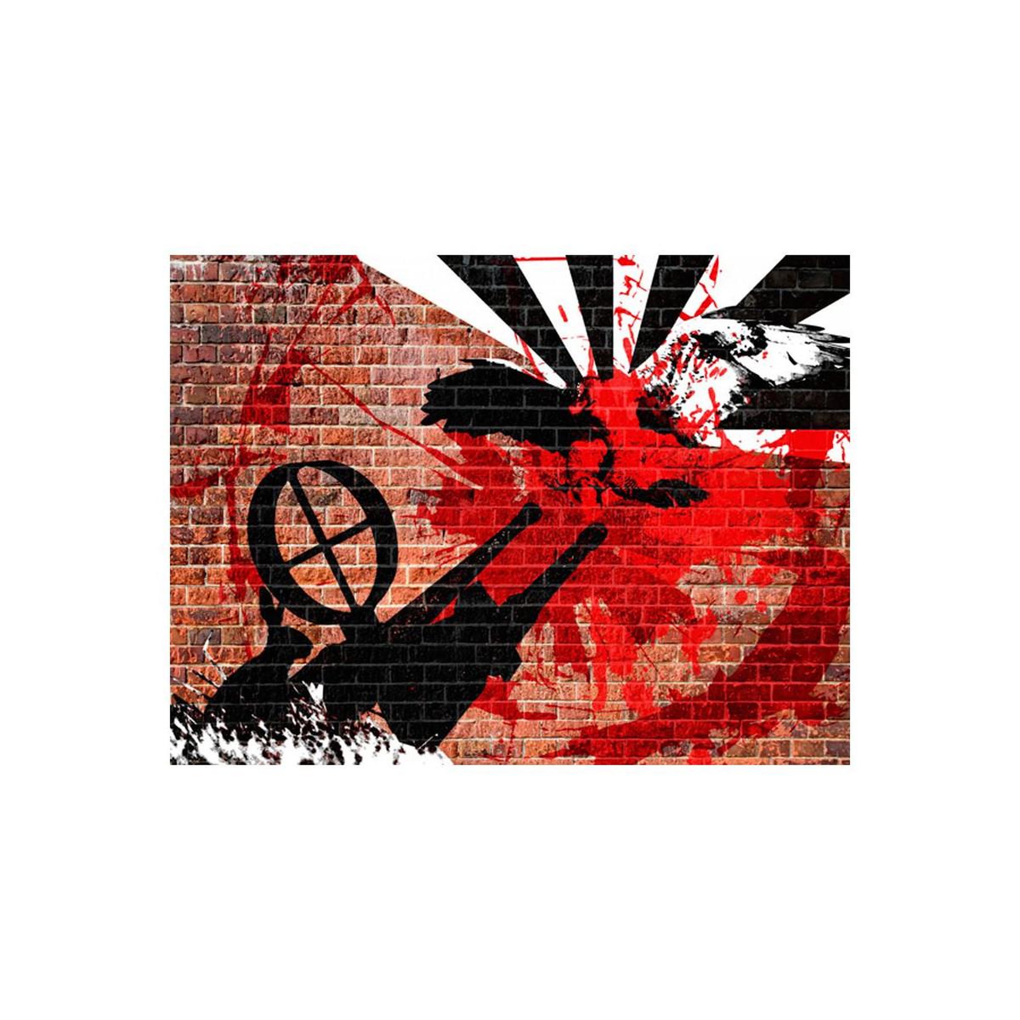 Voir la diapositive 2 : Paris Prix Papier peint  graffiti sur un mur de brique