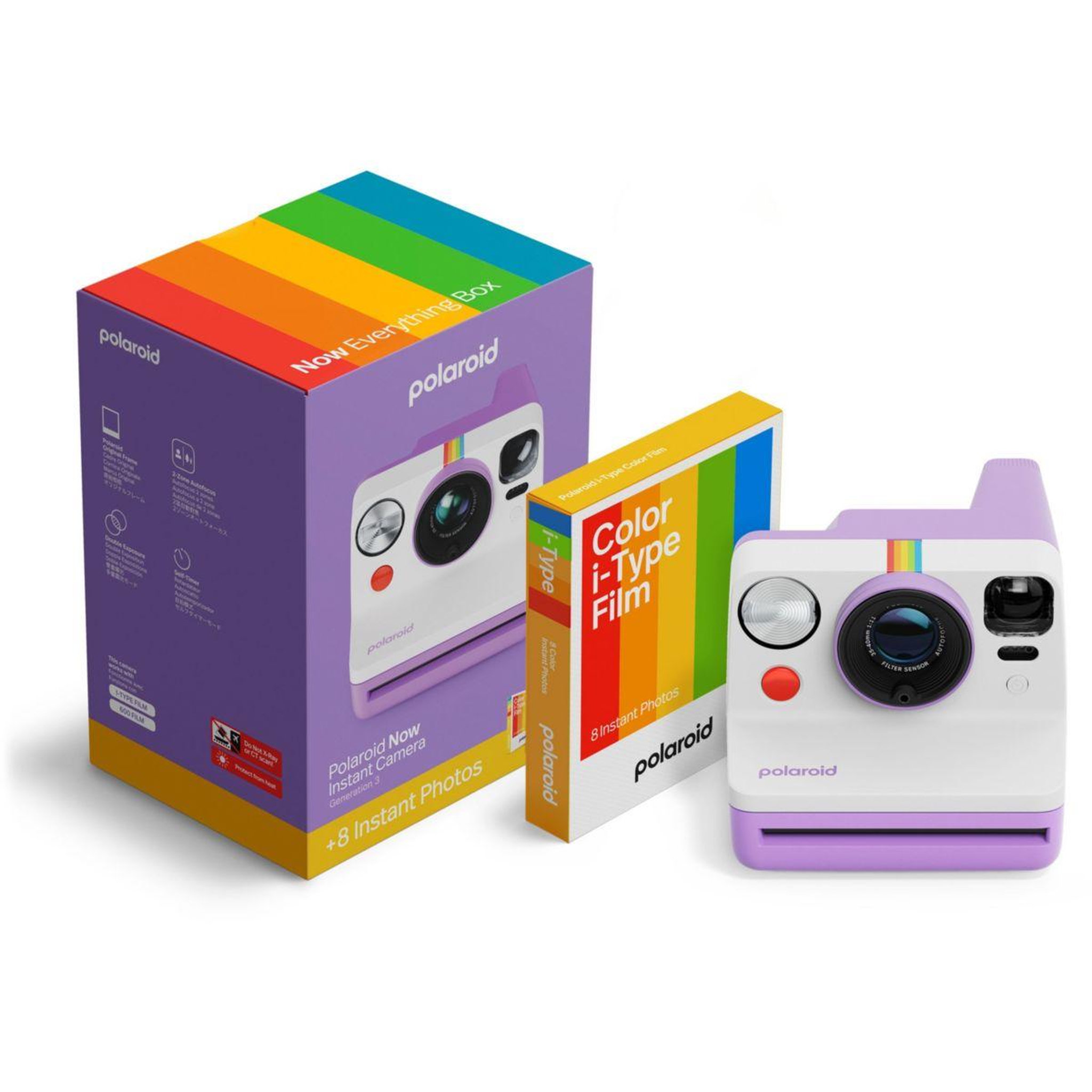 POLAROID Appareil photo Instantané Now Generation 3 Purple + 8 flims