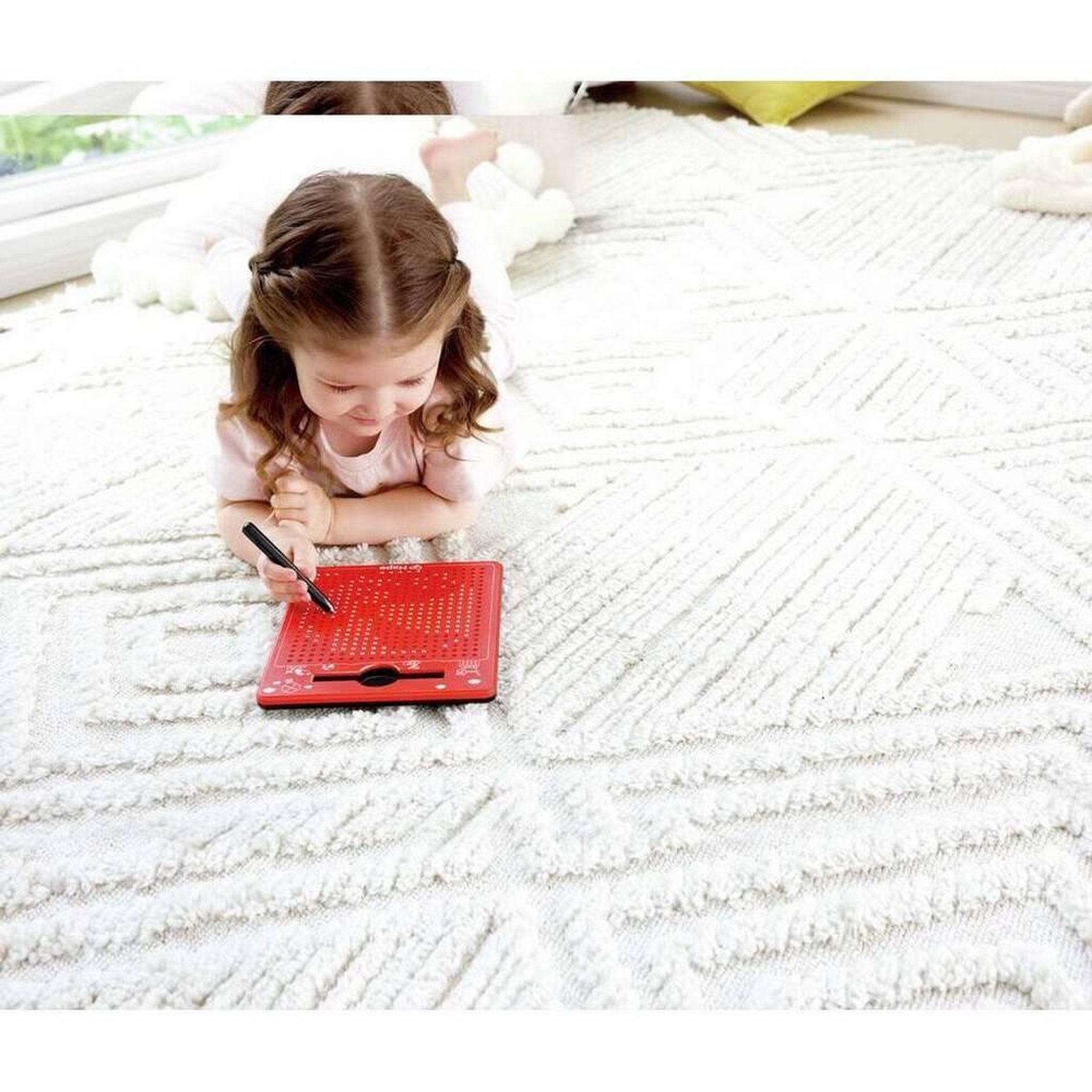 Voir la diapositive 4 : Hape Ardoise a dessin magnetique Rouge