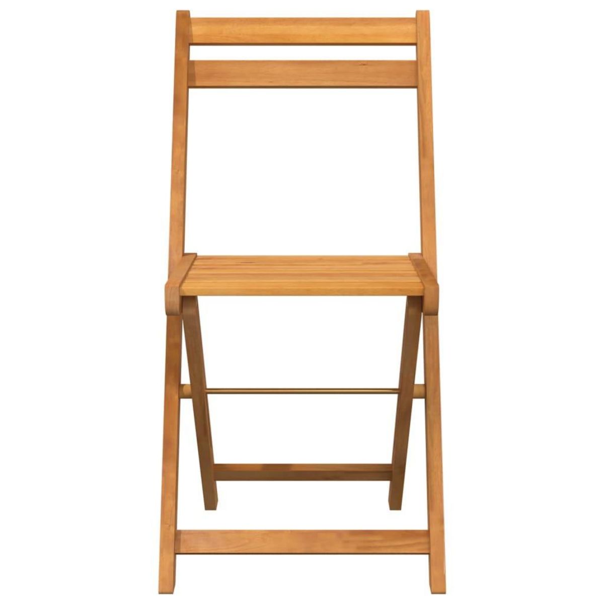 VIDAXL Chaises de bistrot pliantes lot de 4 bois d'acacia solide