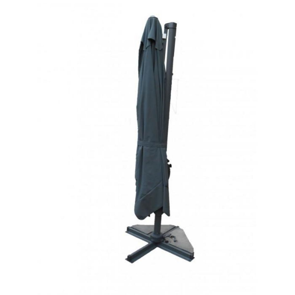 Paris Prix Parasol à Volets avec  Housse  300cm Gris