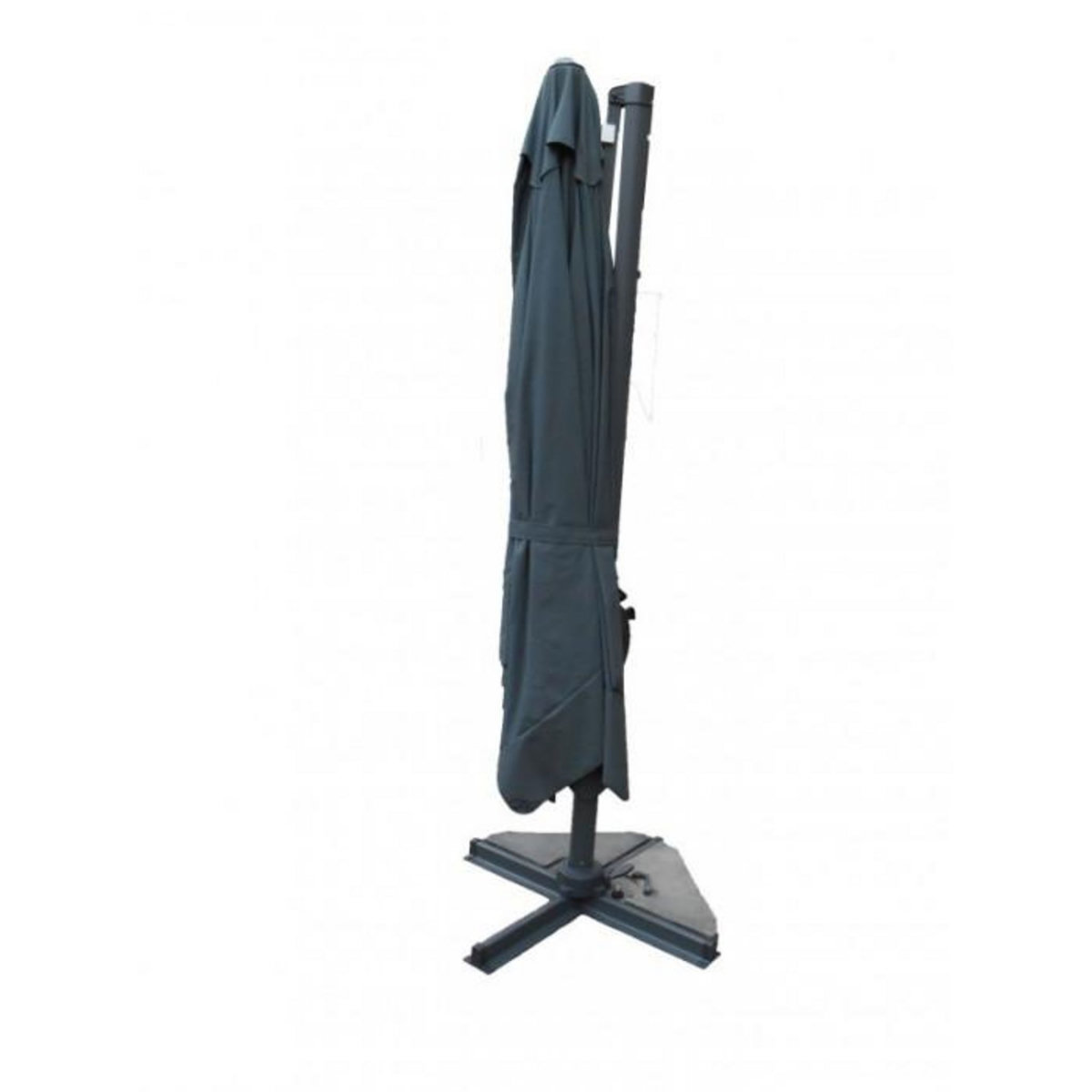 Paris Prix Parasol à Volets avec  Housse  300cm Gris