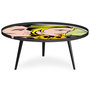 Voir la diapositive 2 : Paris Prix Table Basse à Rebord 1 Cover  Fast Car  90cm Noir