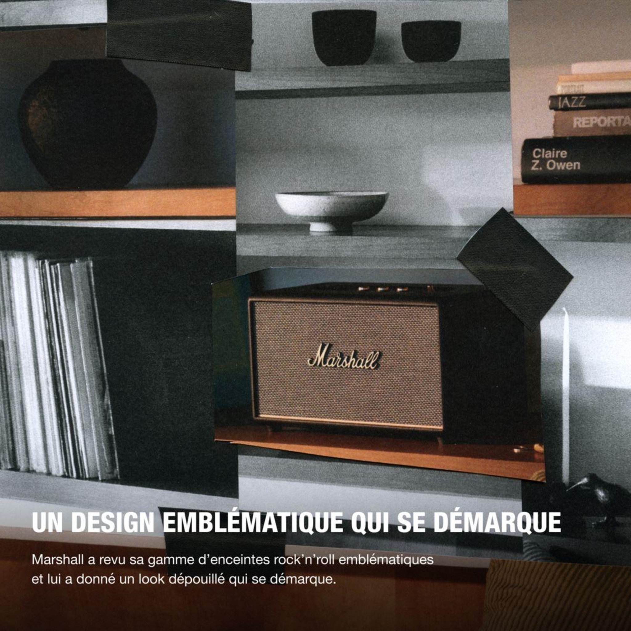 Voir la diapositive 3 : MARSHALL Enceinte résidentielle stanmore iii noir