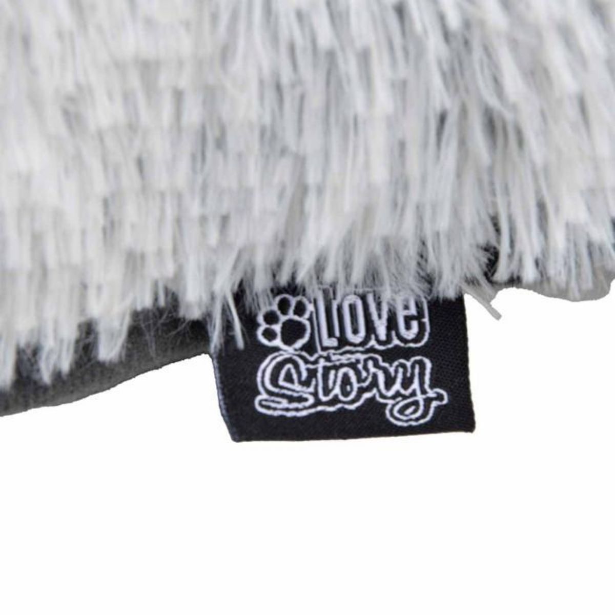 Paris Prix Coussin pour Chien & Chat  Fluffy  107cm Blanc Chiné