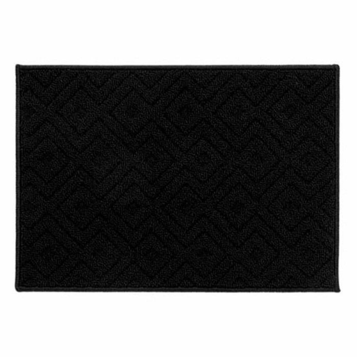 Paris Prix Tapis Multi-Usage Tissé  Losi  40x60cm Noir