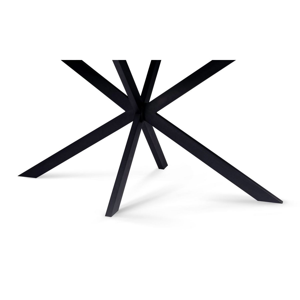 Table de séjour salle à manger extensible effet marbre L160/200 cm ALMA