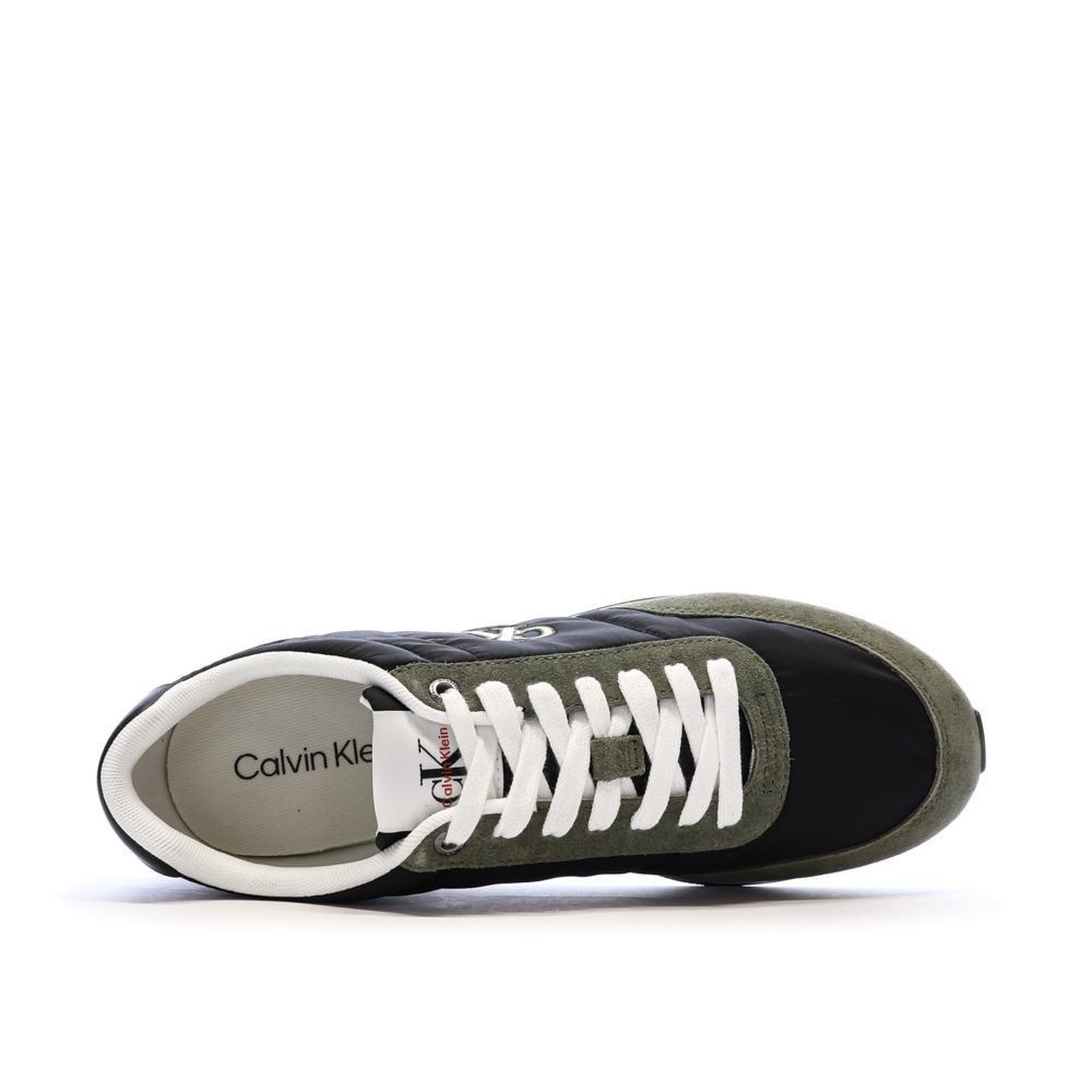 Voir la diapositive 4 : CALVIN KLEIN JEANS Baskets /Kaki Homme Calvin Klein Jeans Retros