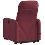 Voir la diapositive 4 : VIDAXL Fauteuil inclinable de massage electrique Rouge bordeaux Tissu