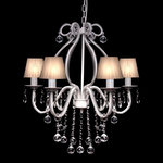 VIDAXL Chandelier avec 2300 cristaux Blanc