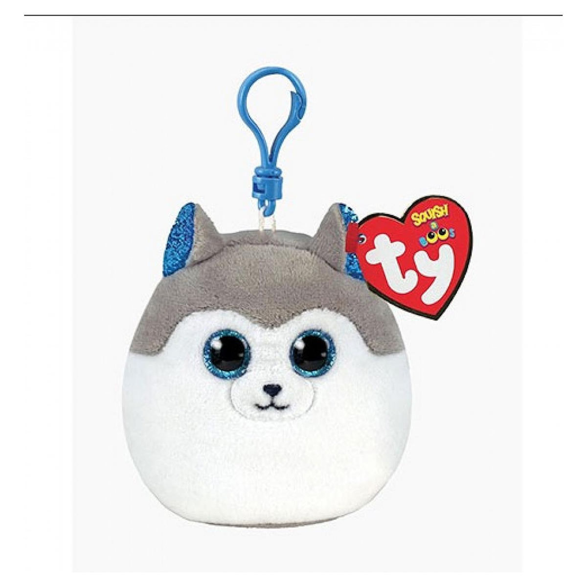 Ty 39562 squish a boos clip slush le chien