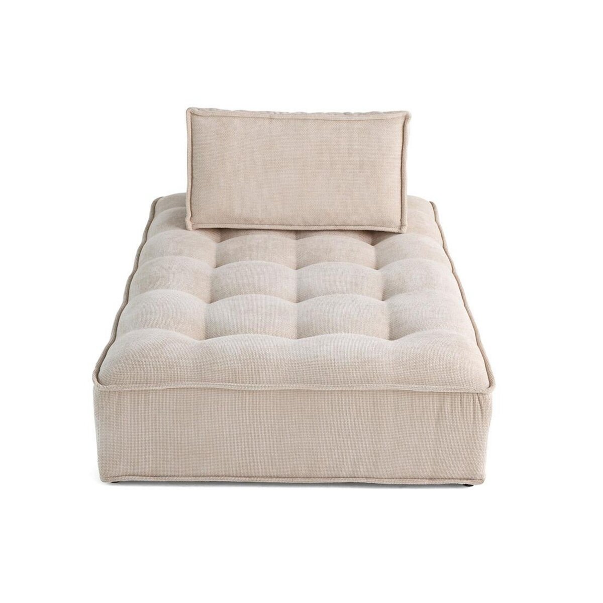 LISA DESIGN Marisol - module d'assise méridienne - velours texturé