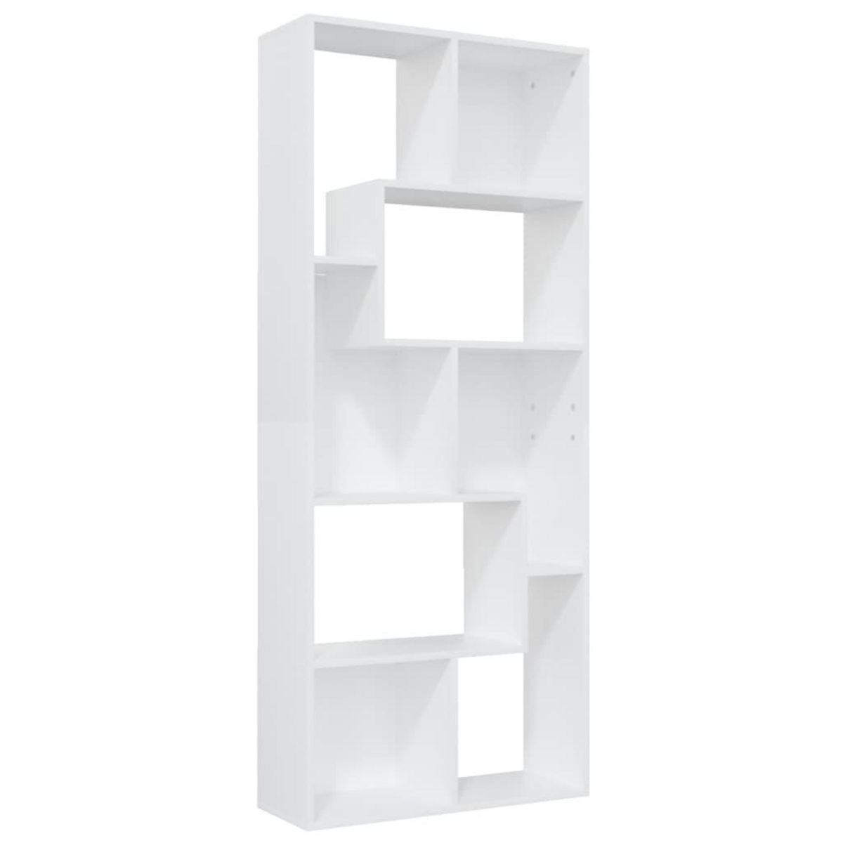 VIDAXL Bibliotheque Blanc 67x24x161 cm Bois d'ingenierie