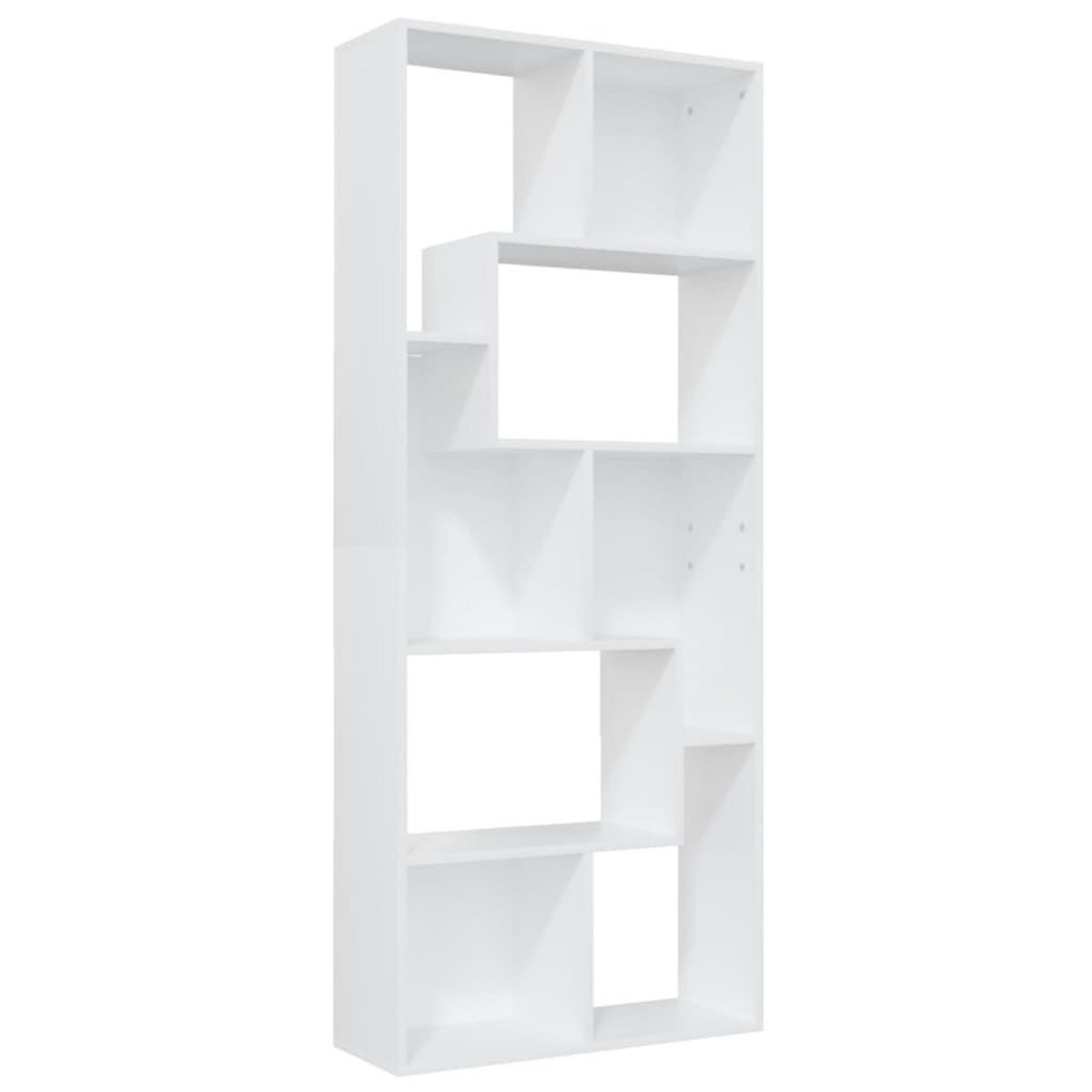 VIDAXL Bibliotheque Blanc 67x24x161 cm Bois d'ingenierie