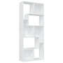 Voir la diapositive 2 : VIDAXL Bibliotheque Blanc 67x24x161 cm Bois d'ingenierie
