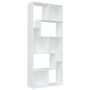Voir la diapositive 2 : VIDAXL Bibliotheque Blanc 67x24x161 cm Bois d'ingenierie