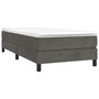 Voir la diapositive 3 : VIDAXL Cadre de lit sans matelas gris fonce 90x190 cm velours