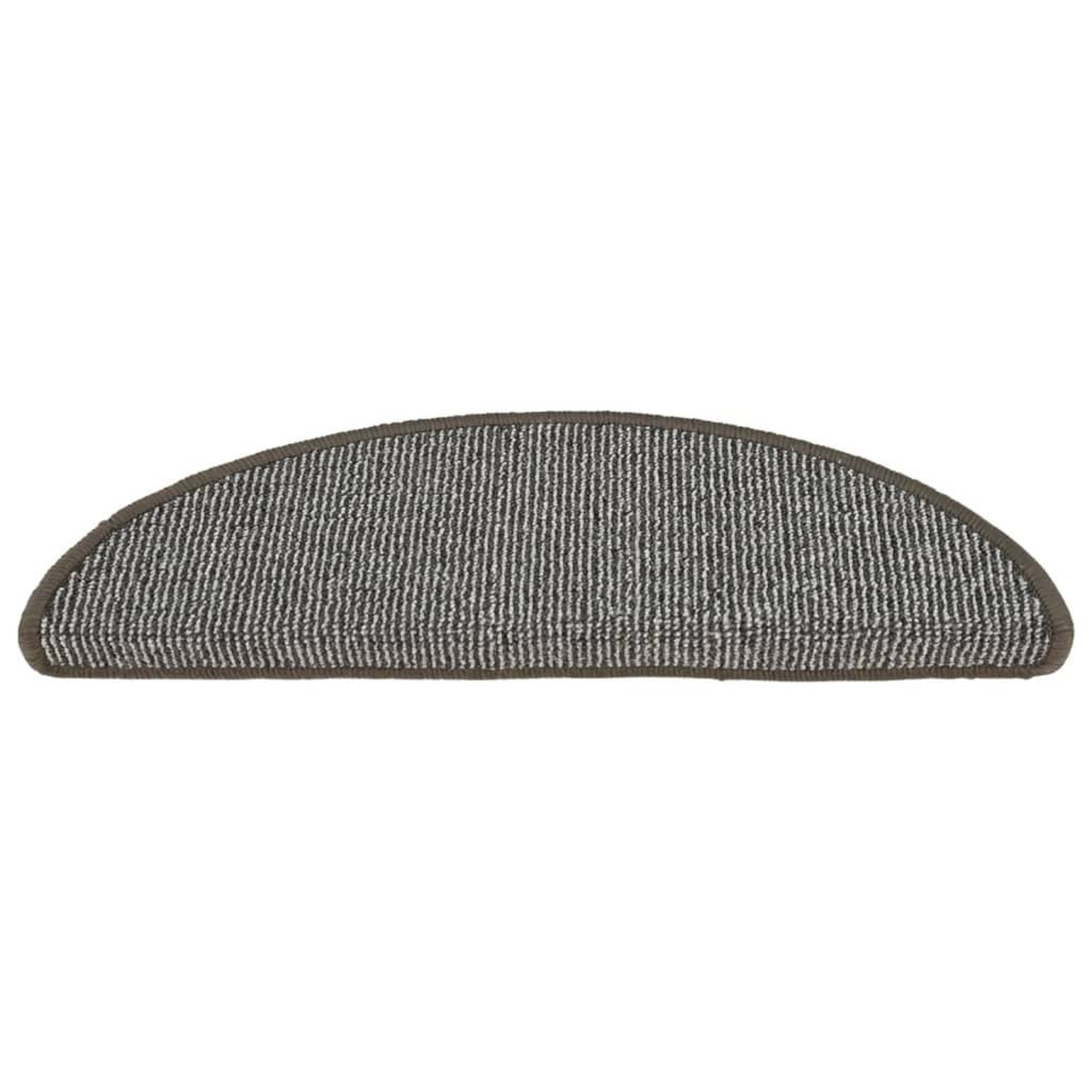 Voir la diapositive 4 : VIDAXL Tapis de marches d'escalier 15 pcs Gris 56x17x3 cm