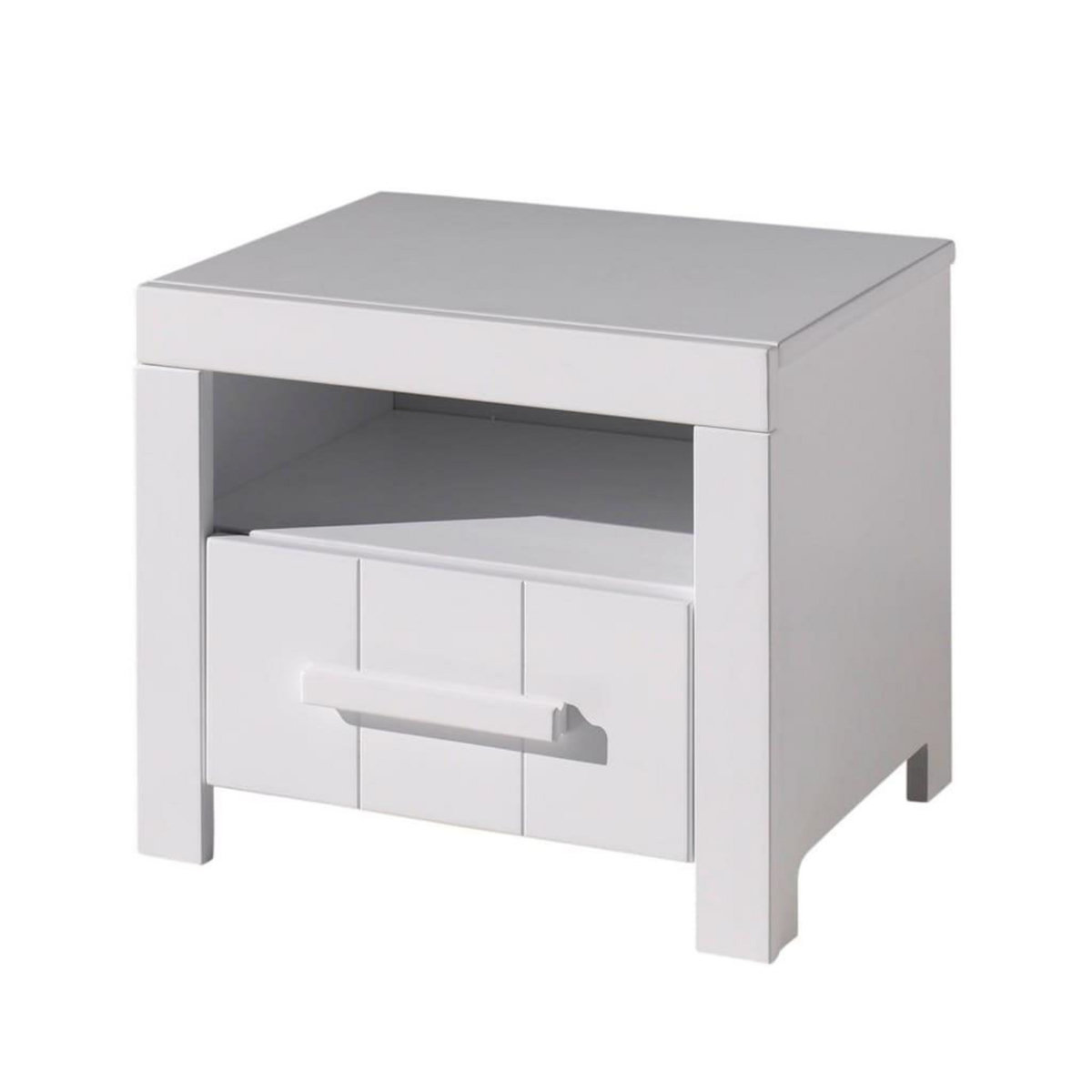 Paris Prix Table de Chevet  Erik  50cm Blanc