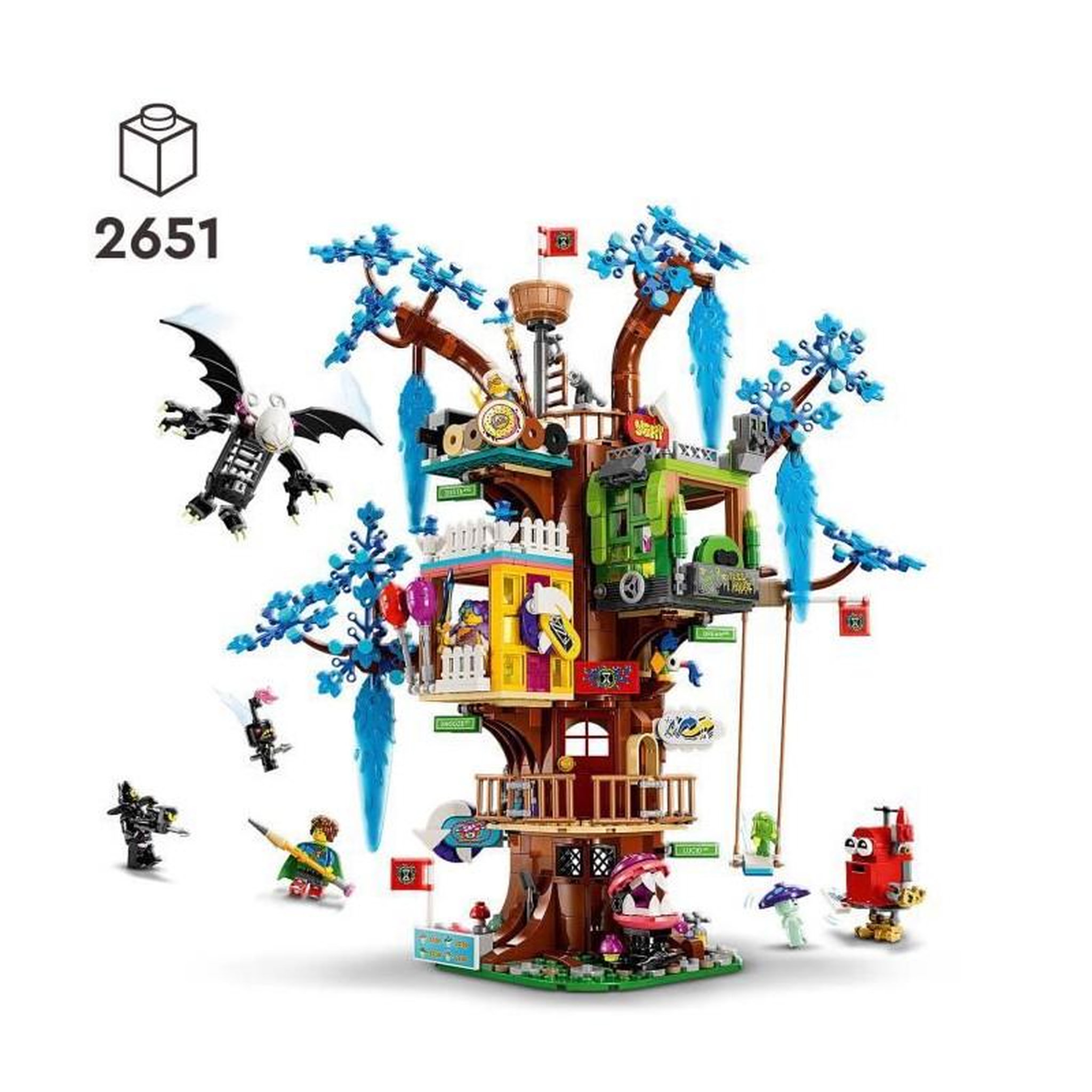 Voir la diapositive 2 : LEGO LEGO DREAMZzz 71461 La Cabane Fantastique dans l'Arbre, Jouet, avec Minifigurines Mateo et Izzie