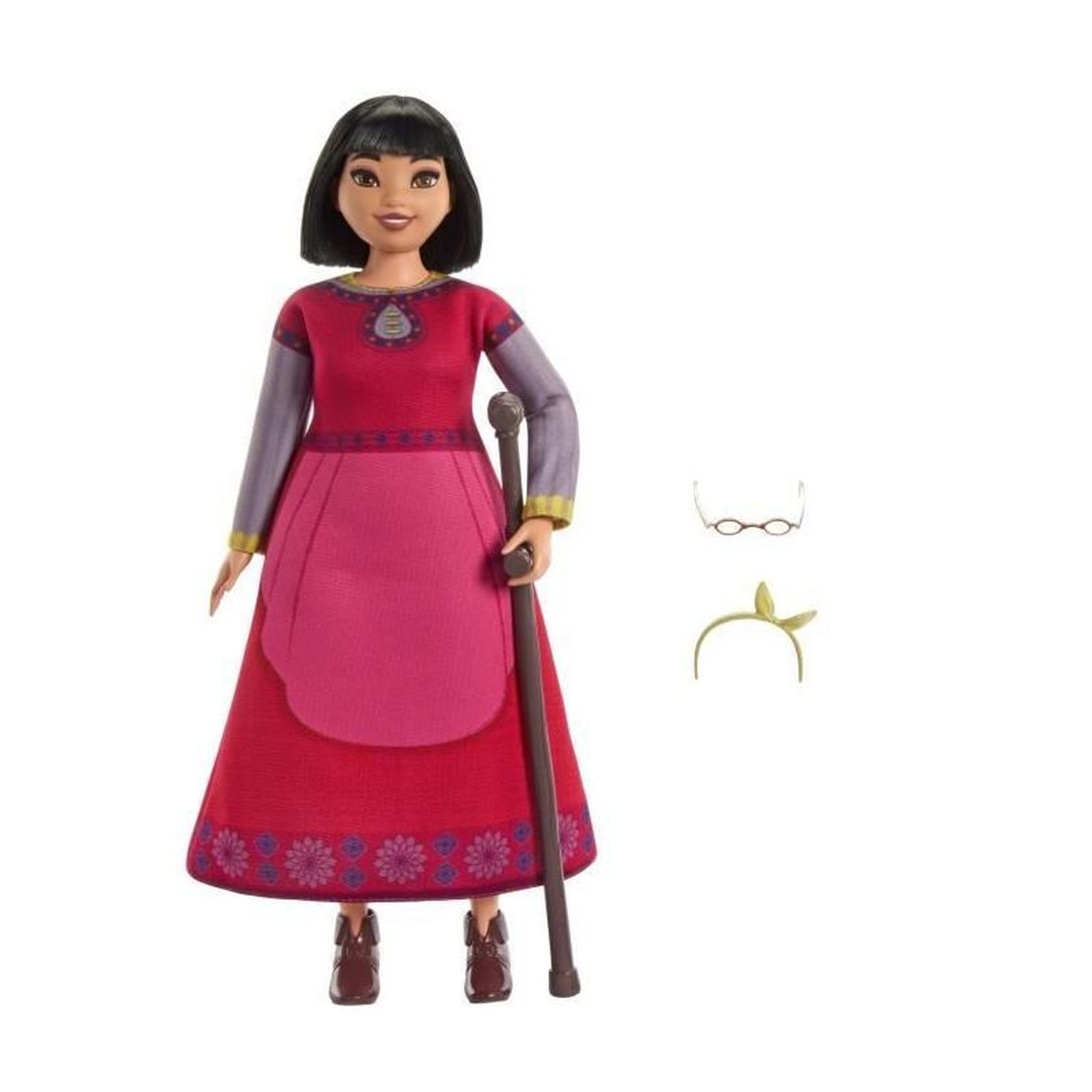 Voir la diapositive 6 : MATTEL Poupée mannequin Disney - MATTEL - POUPEE D-XIN - Robe rouge - 7 points d'articulation