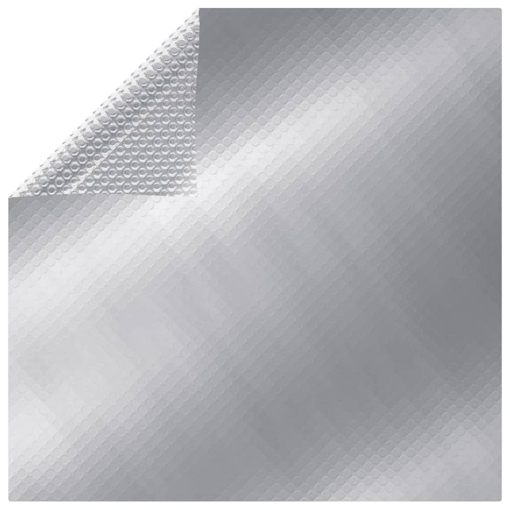 VIDAXL Couverture de piscine rectangulaire 1000x600 cm PE Argente