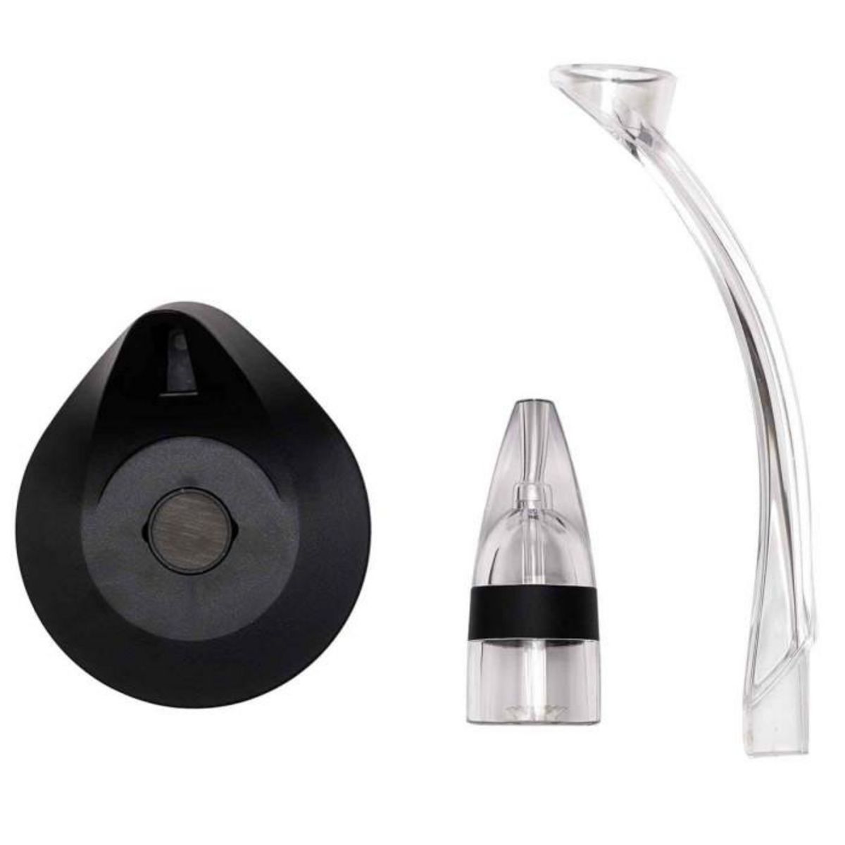 Paris Prix Aérateur de Vin  Avec Support  31cm Noir