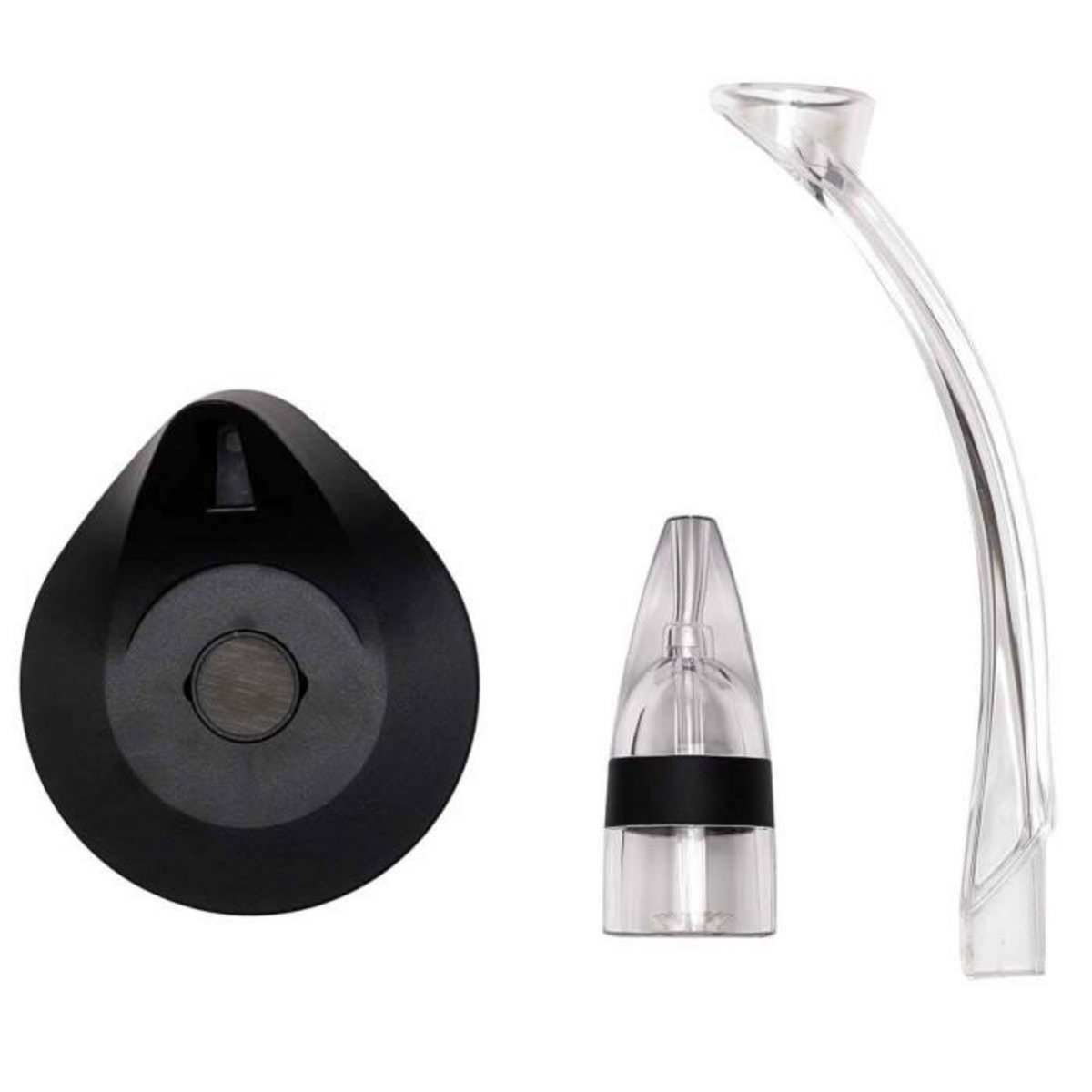 Paris Prix Aérateur de Vin  Avec Support  31cm Noir