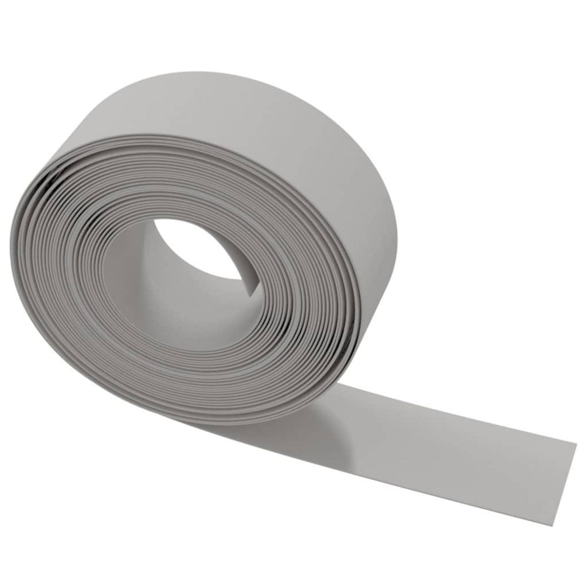 VIDAXL Bordure de jardin Gris 10 m 20 cm polyethylene