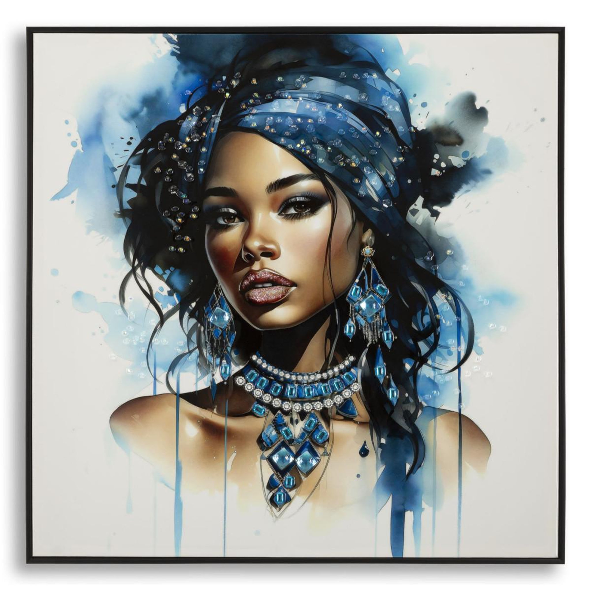 Paris Prix Tableau imprimé déco  alteas  82x82cm multicolore