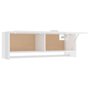 Voir la diapositive 5 : VIDAXL Garde-robe blanc brillant 100x32,5x35 cm bois d'ingenierie