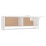 Voir la diapositive 5 : VIDAXL Garde-robe blanc brillant 100x32,5x35 cm bois d'ingenierie