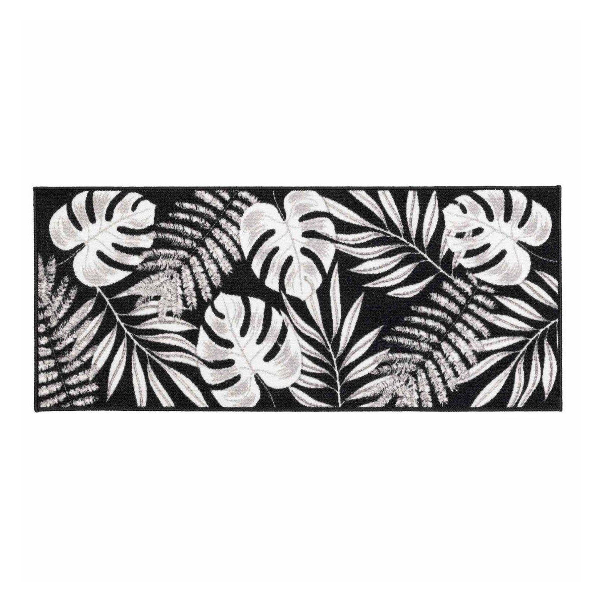 Douceur d'Intérieur Tapis imprimé  amber  50x120cm noir