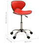 Voir la diapositive 6 : VIDAXL Chaise de bureau Rouge Similicuir