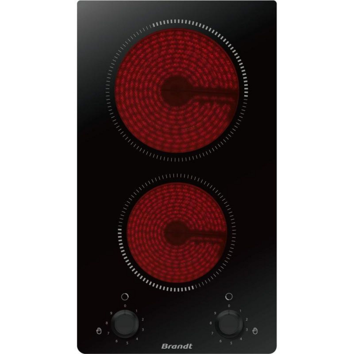 BRANDT Plaque vitrocéramique BRANDT 3000W 30cm, BPV 6210 B