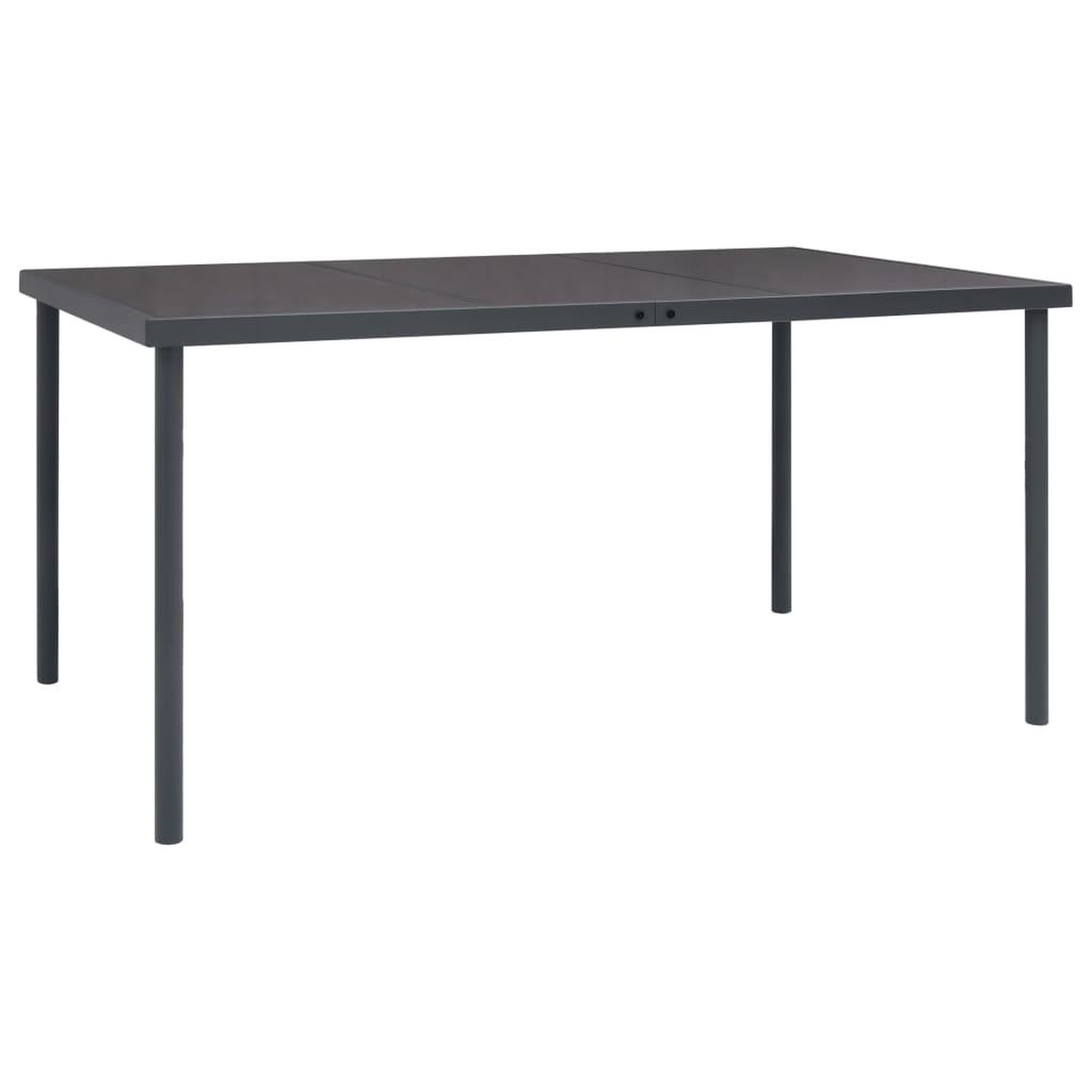 Voir la diapositive 3 : VIDAXL Mobilier de salle a manger d'exterieur 9 pcs Acier