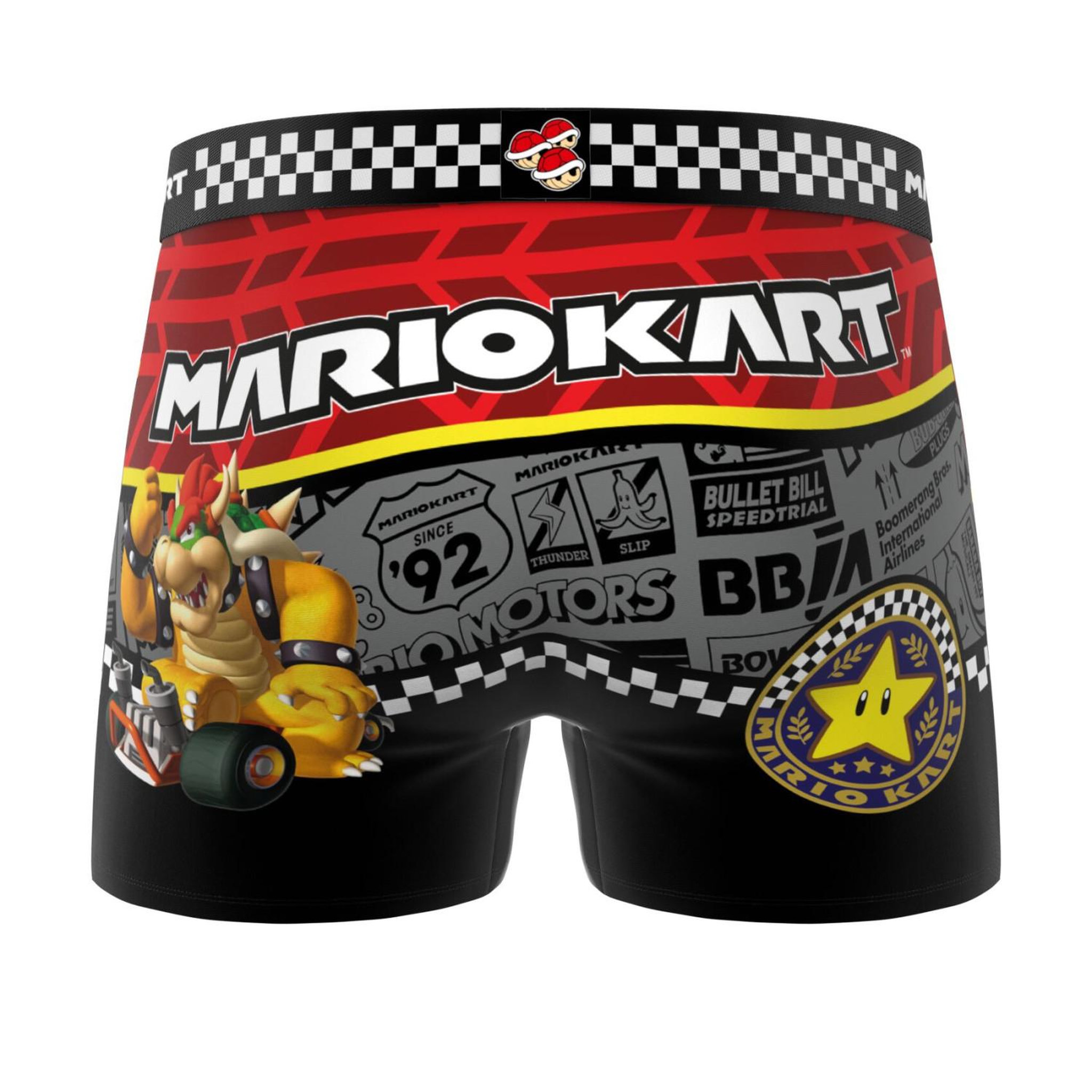 Voir la diapositive 6 : FREEGUN Lot de 3 boxers enfant super mario kart