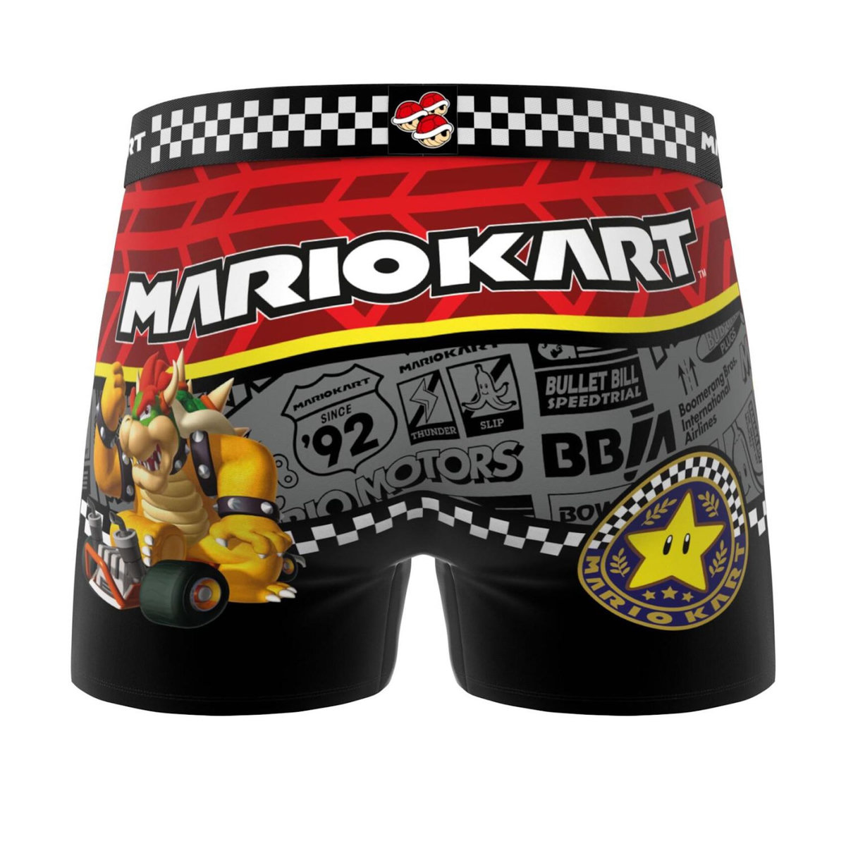 FREEGUN Lot de 3 boxers enfant Super Mario Kart