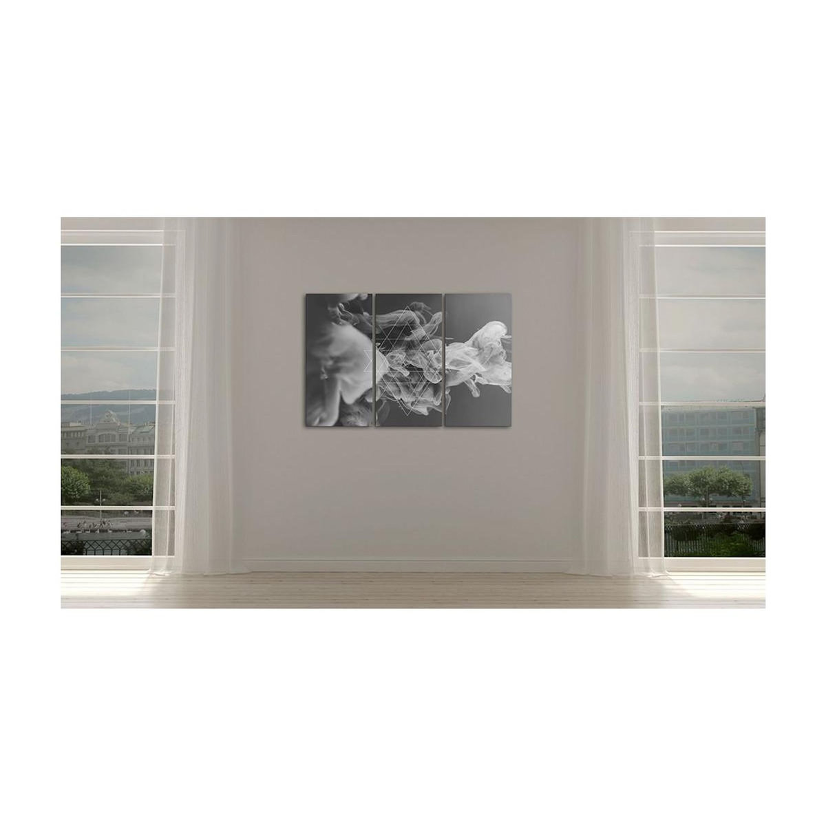 Paris Prix Tableau Imprimé  Fumée & Symétrie