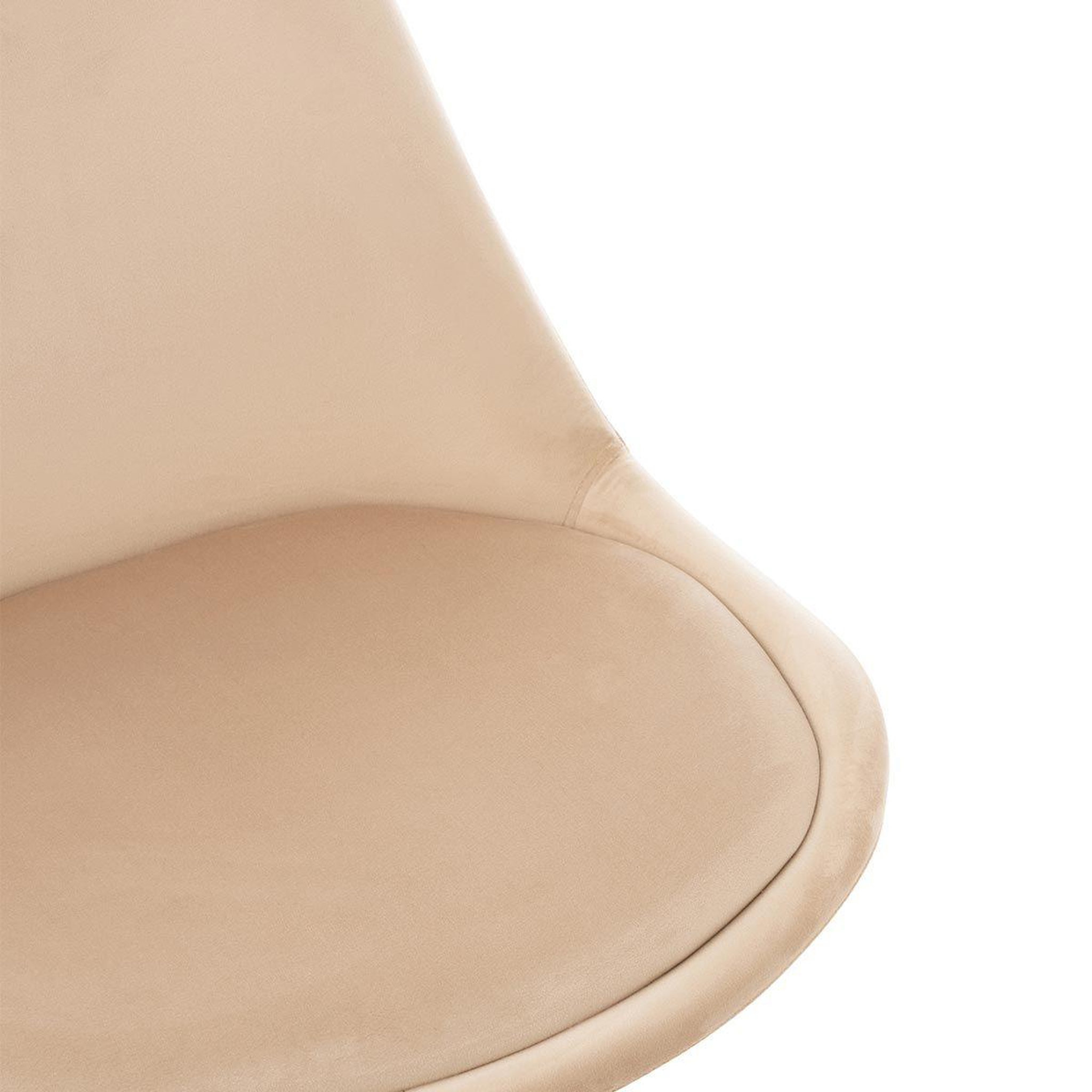 Voir la diapositive 6 : J-LINE Chaise Design  Hélène  84cm Beige