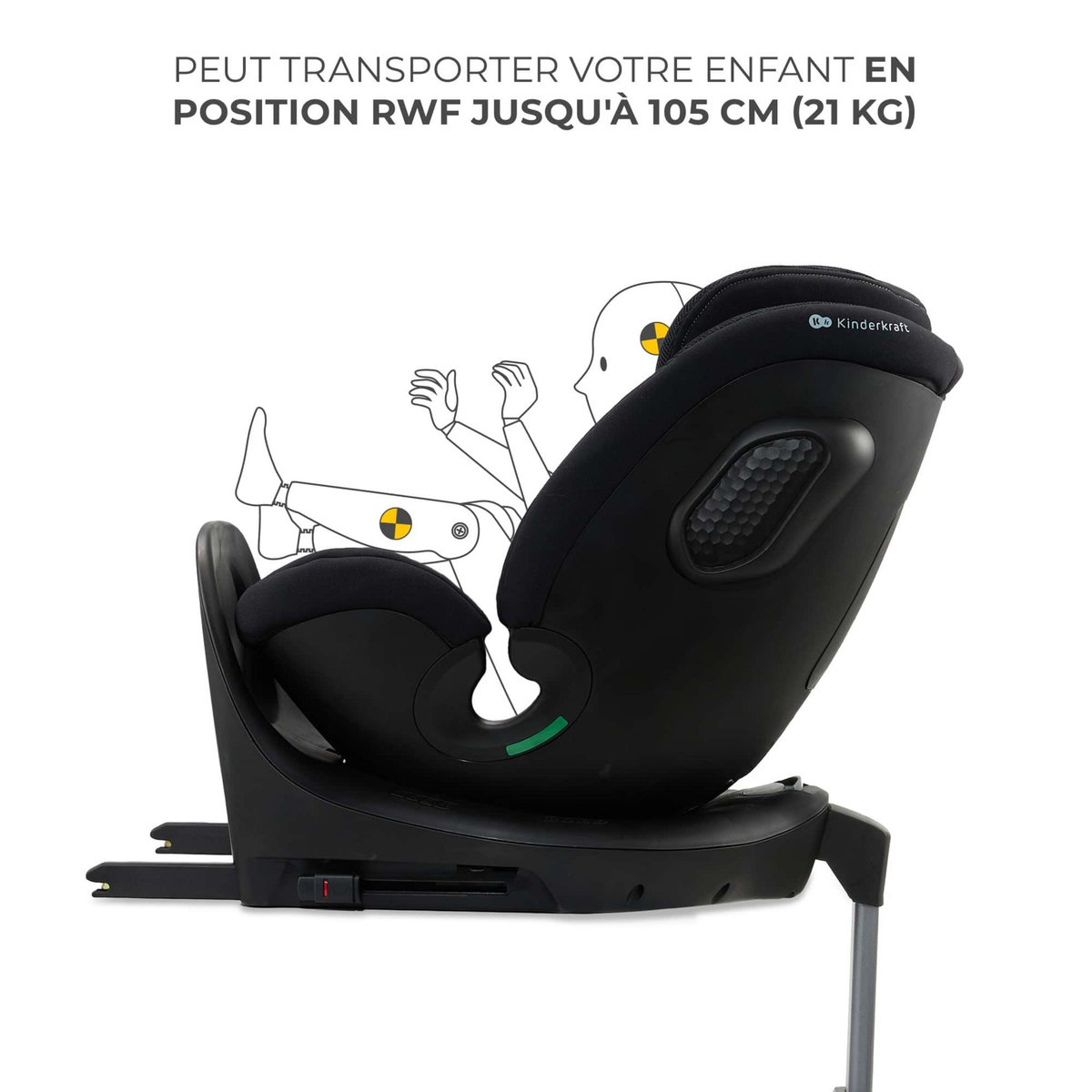 KINDERKRAFT Siège auto pivotant XRIDER 2 i-Size