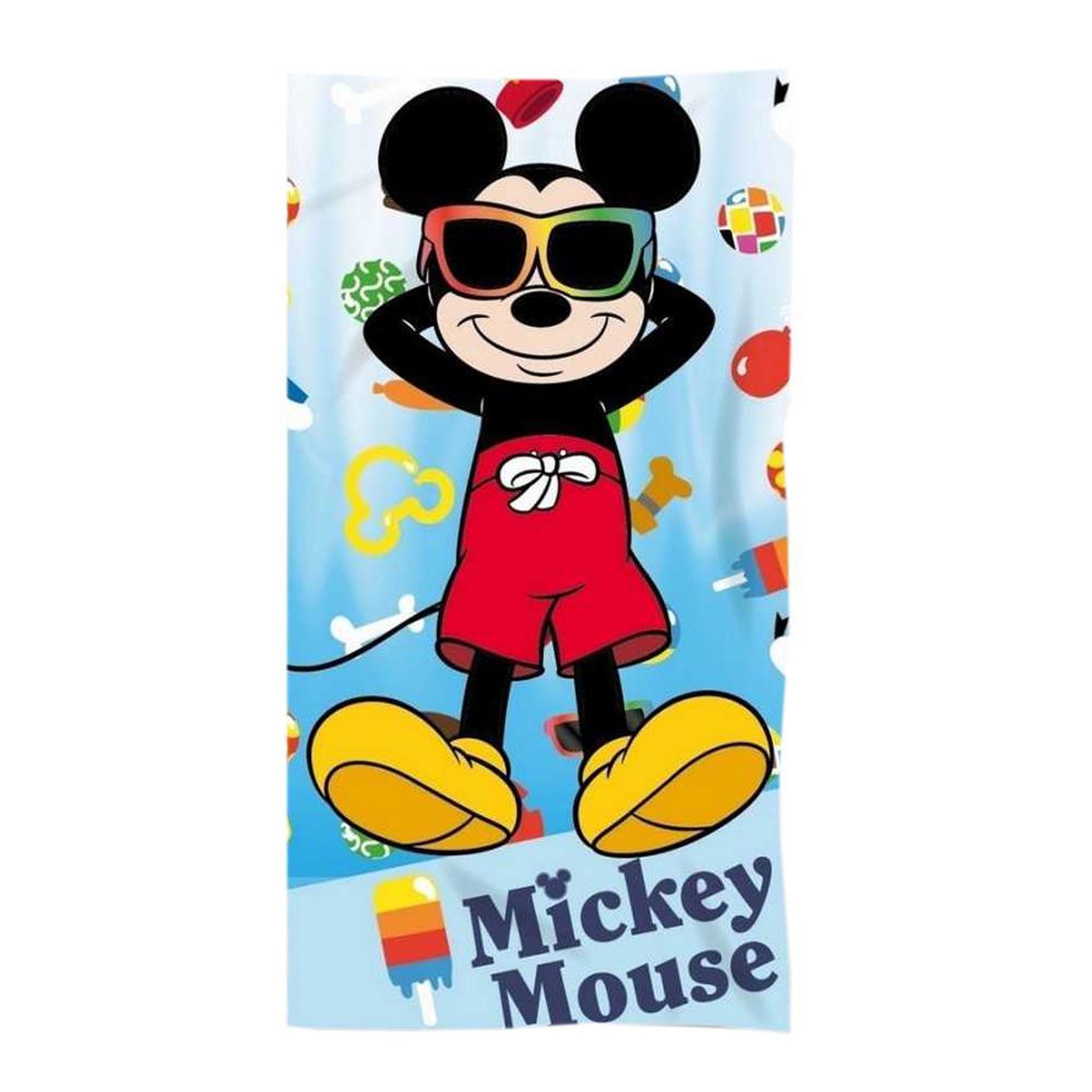 SPORTZONE Serviette Bleu/Rouge Garçon Sport Zone Mickey