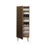 Voir la diapositive 6 : CONCEPT USINE Meuble à chaussures en bois - 8 rangements LOYA