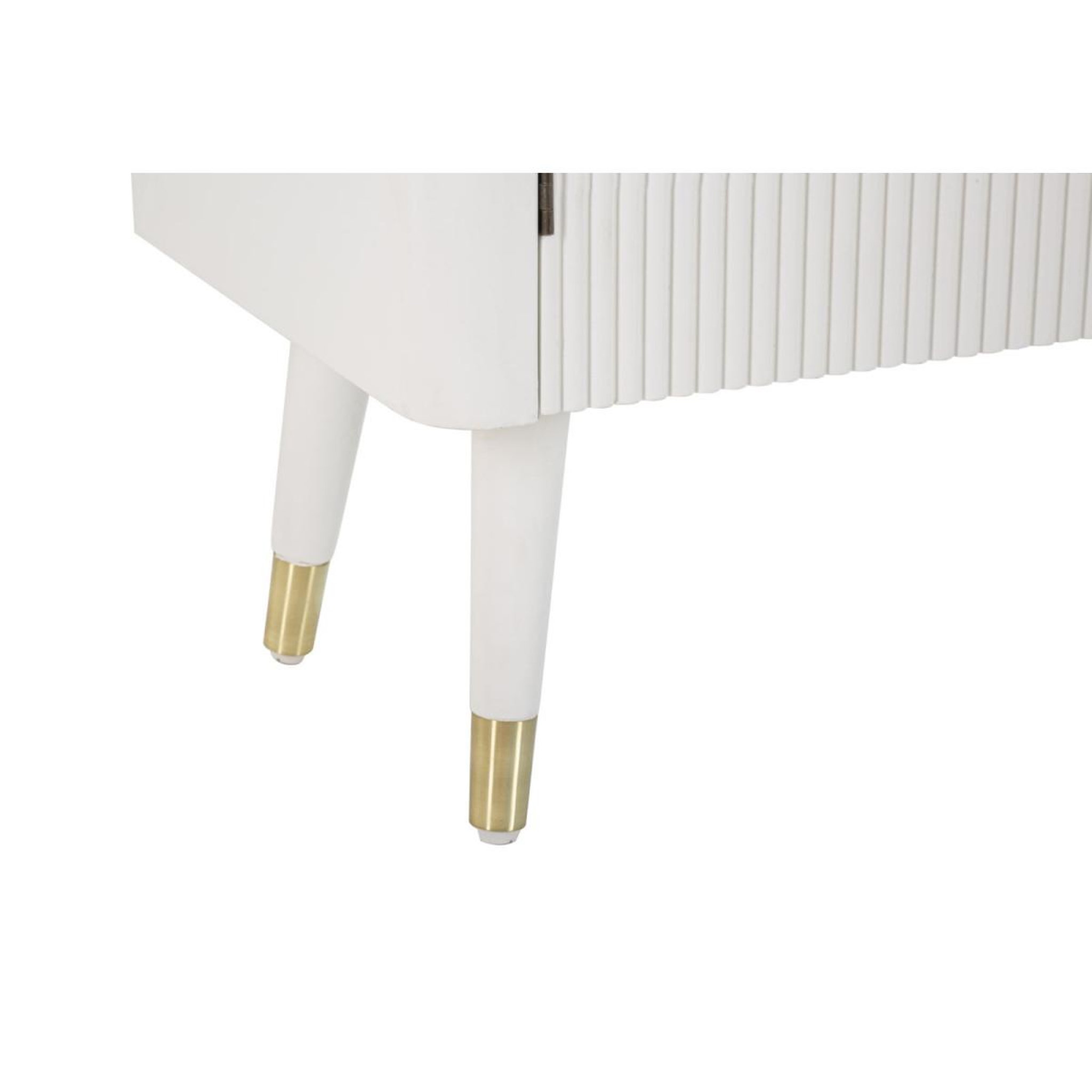 Voir la diapositive 5 : Paris Prix Buffet 2 portes & 4 tiroirs en bois  matera  117cm blanc & naturel