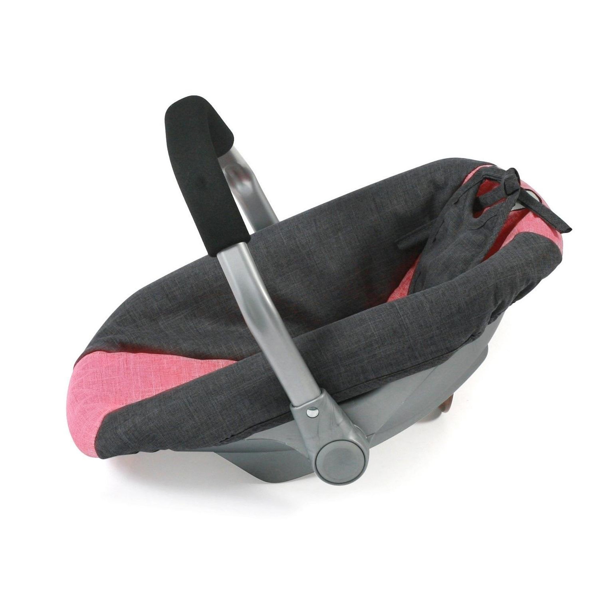 Voir la diapositive 2 : BAYER CHIC 2000 Siège de voiture pour poupées, Mélange anthracite - rose